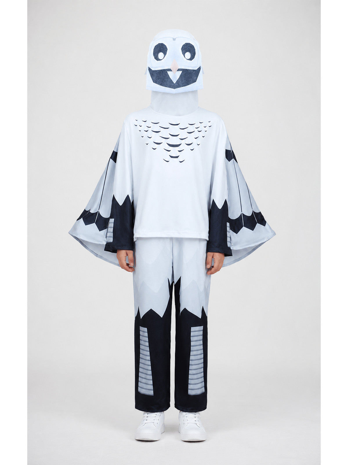 Children's owl costume with wings and mask main product view