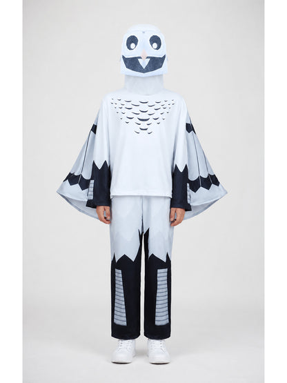 Children's owl costume with wings and mask main product view