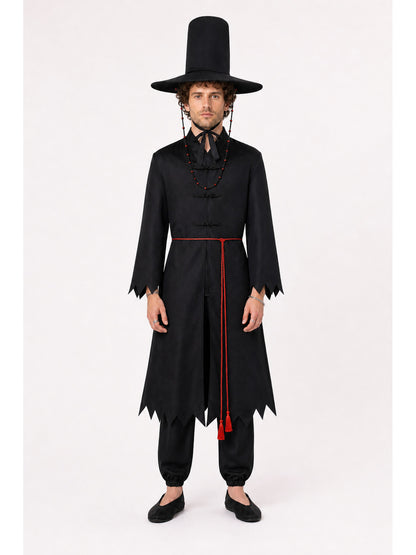 Cosplay Costume with Hat and Jewelry