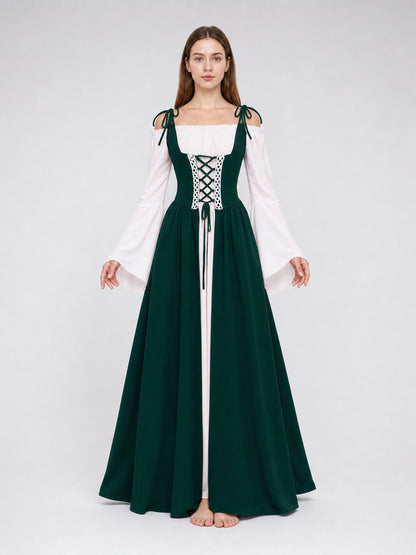 Medieval Renaissance-Style Stage Dress front view