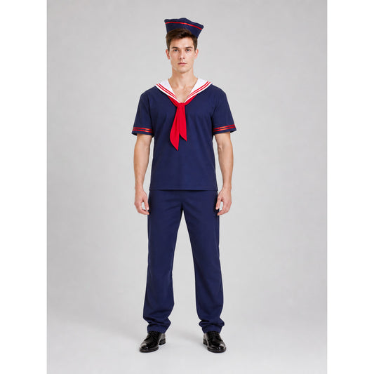 Sailor Costume for Themed Parties with Cap