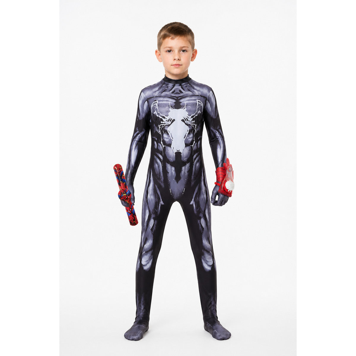 Black Venom Costume with Spider and Accessories main product view