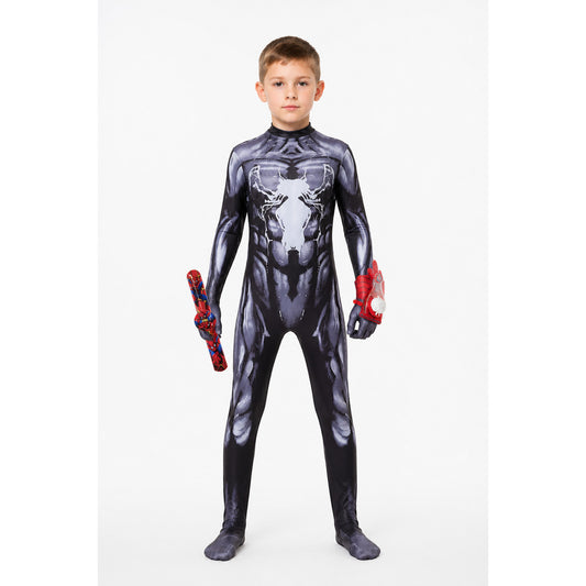 Black Venom Costume with Spider and Accessories main product view
