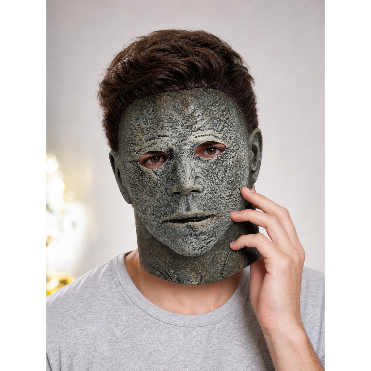 Black Miles Face Mask with Raised Features