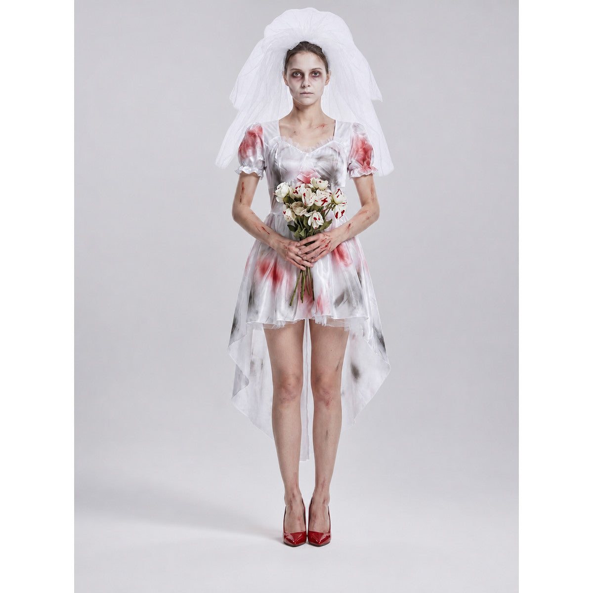 Stage Costume: White Dress with Blood Effect