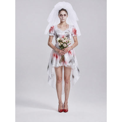 Stage Costume: White Dress with Blood Effect