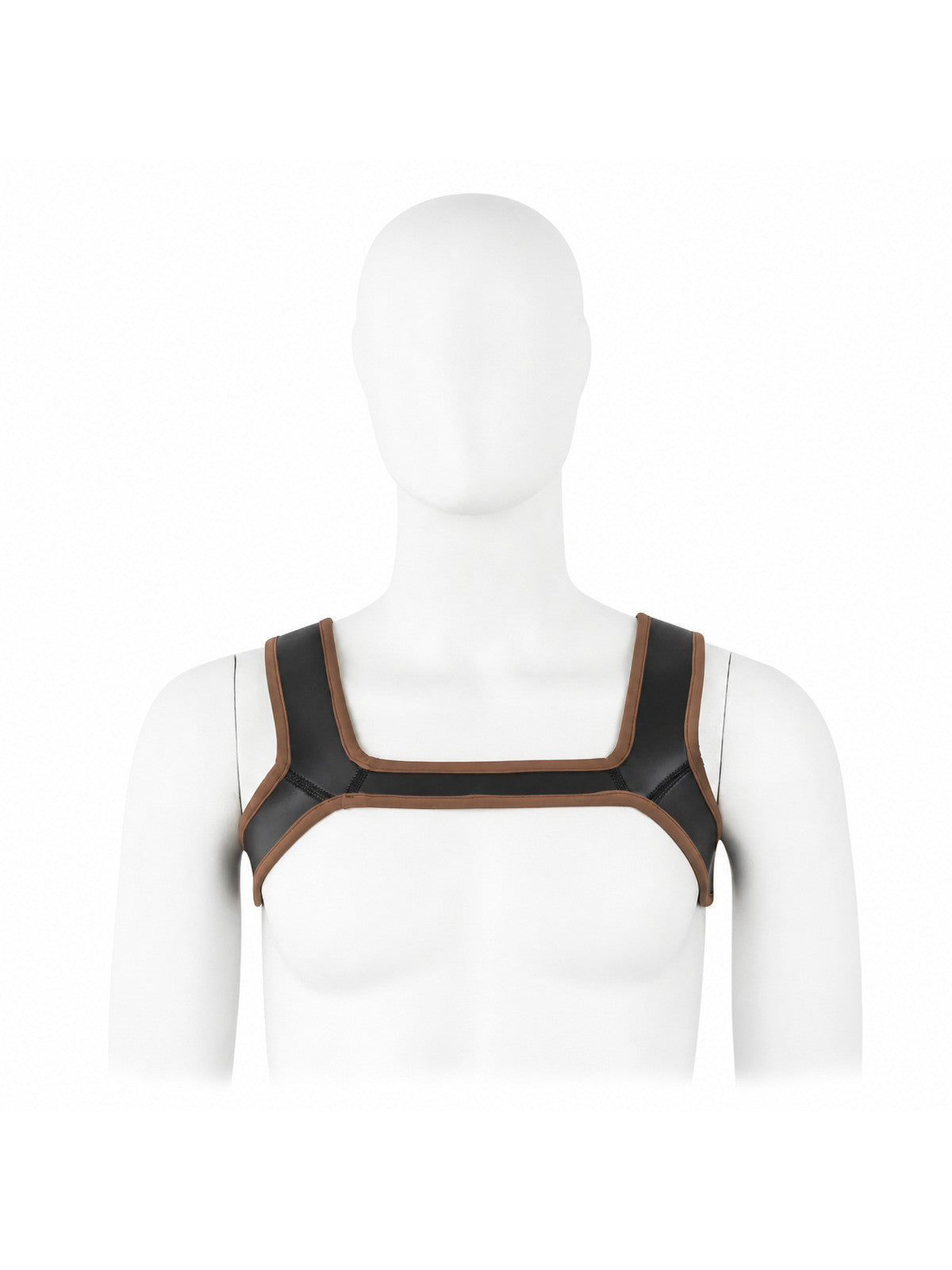 Men Bondage Suits For Stage Wear Leather Straps Armor Dog Headgear Costumes