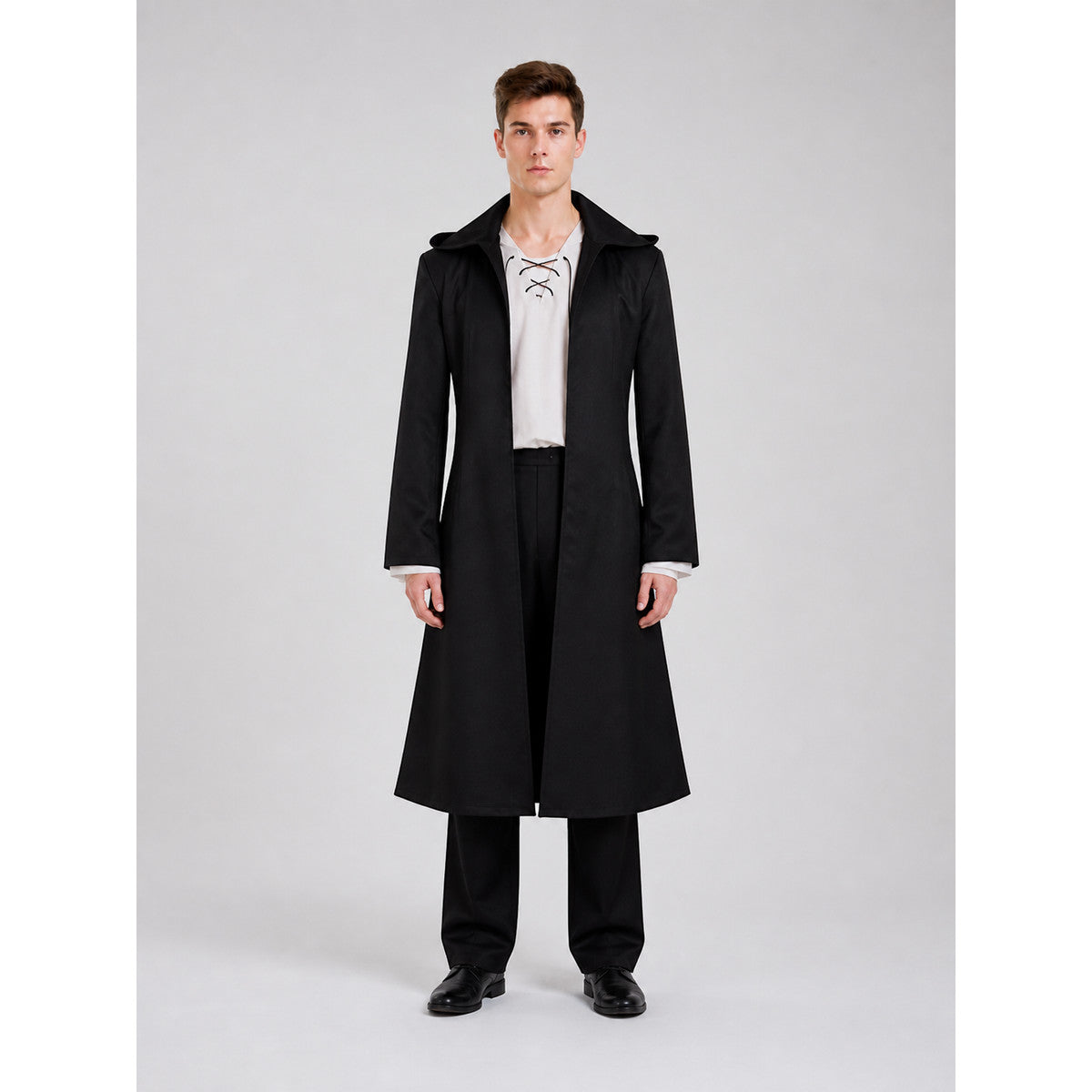 Eren Yeager Cosplay Costume: Hooded Cloak, Shirt, and Pants