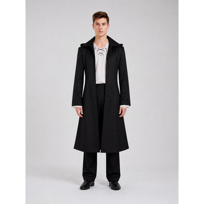 Eren Yeager Cosplay Costume: Hooded Cloak, Shirt, and Pants