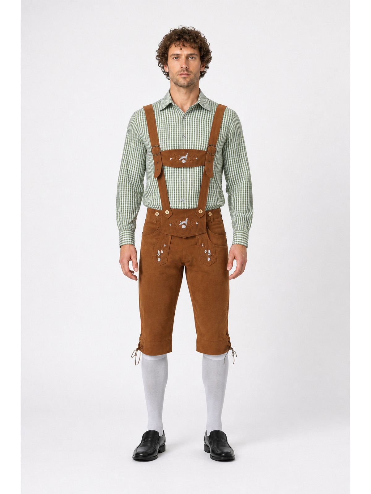 Bavarian Costume with Suspenders for Oktoberfest main product view