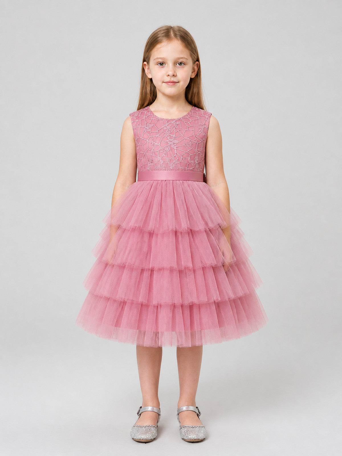 Sleeveless Sequin Tutu Dress for Birthday Celebrations