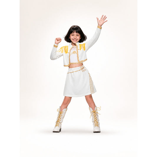 White and Gold Halloween Cosplay Set main product view