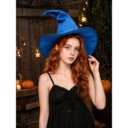 Blue Witch Hat for Halloween