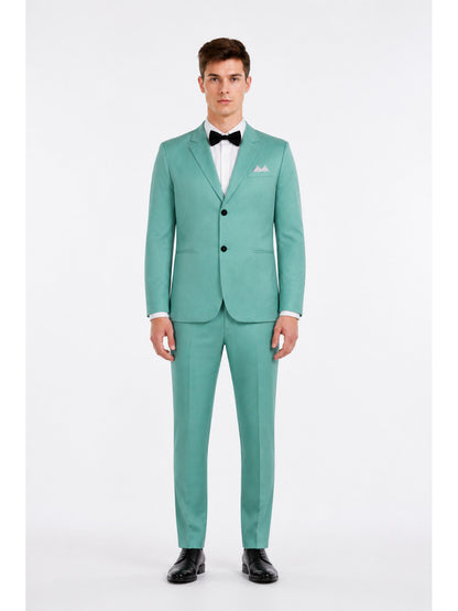 Mint cosplay costume with blazer, pants, and shirt main product view