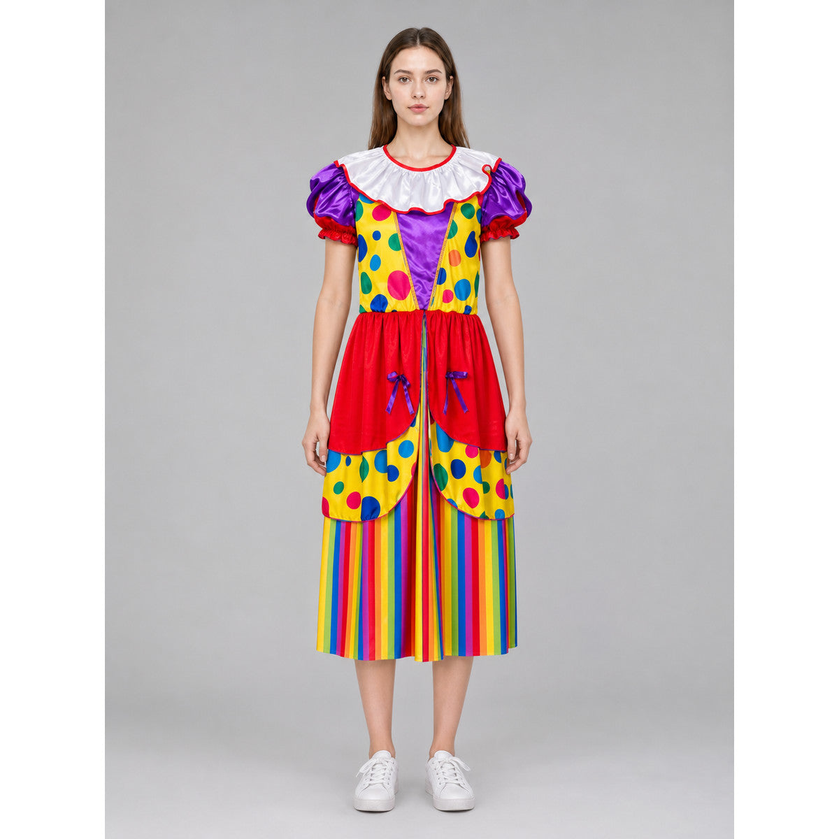 Clown Carnival Dress Costume for Performances