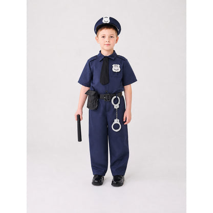 Police Costume for Role Play, 9 Pieces
