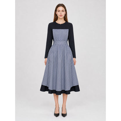 Maria Cosplay Dress, Long Sleeves, High Waist on-model view