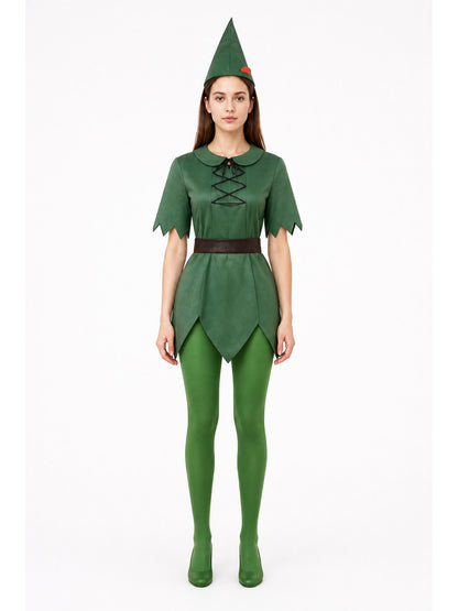 Peter Pan Cosplay Costume with Hat and Pants