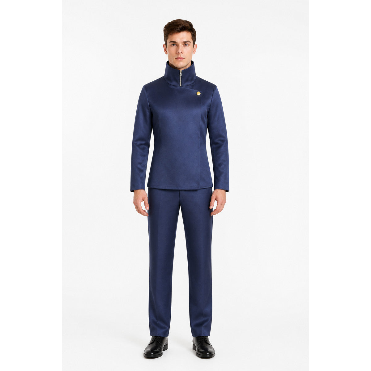 Anime Cosplay Costume with High Collar and Pants main product view