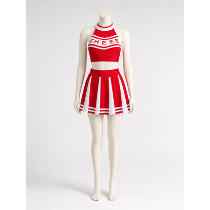 Performance Costume with Top and Skirt, Red and White