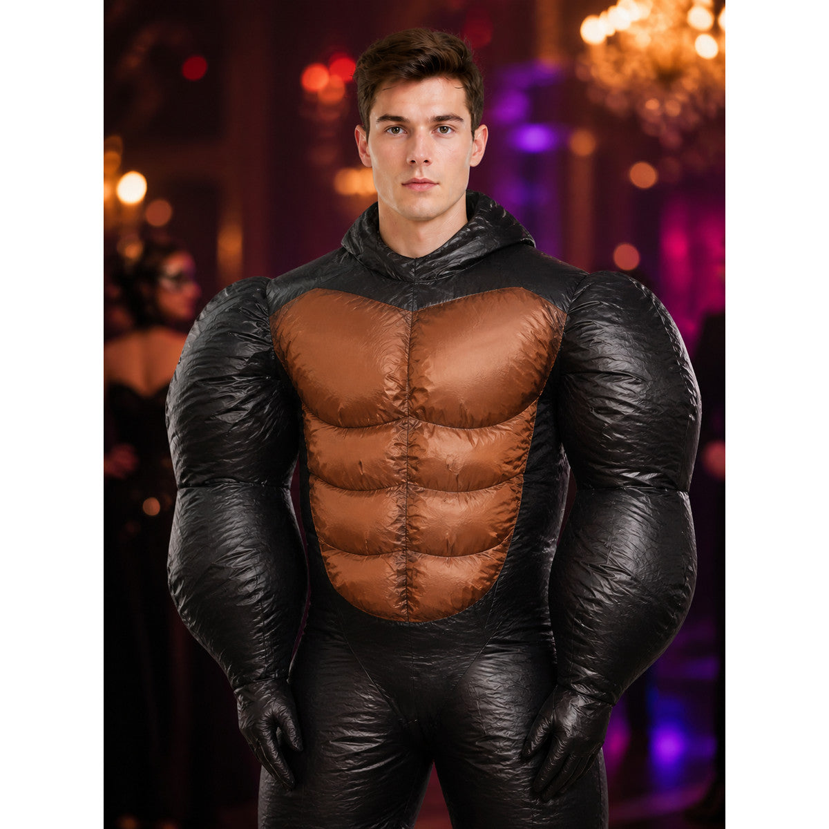 Unisex Inflatable Gorilla Jumpsuit Costume For Halloween