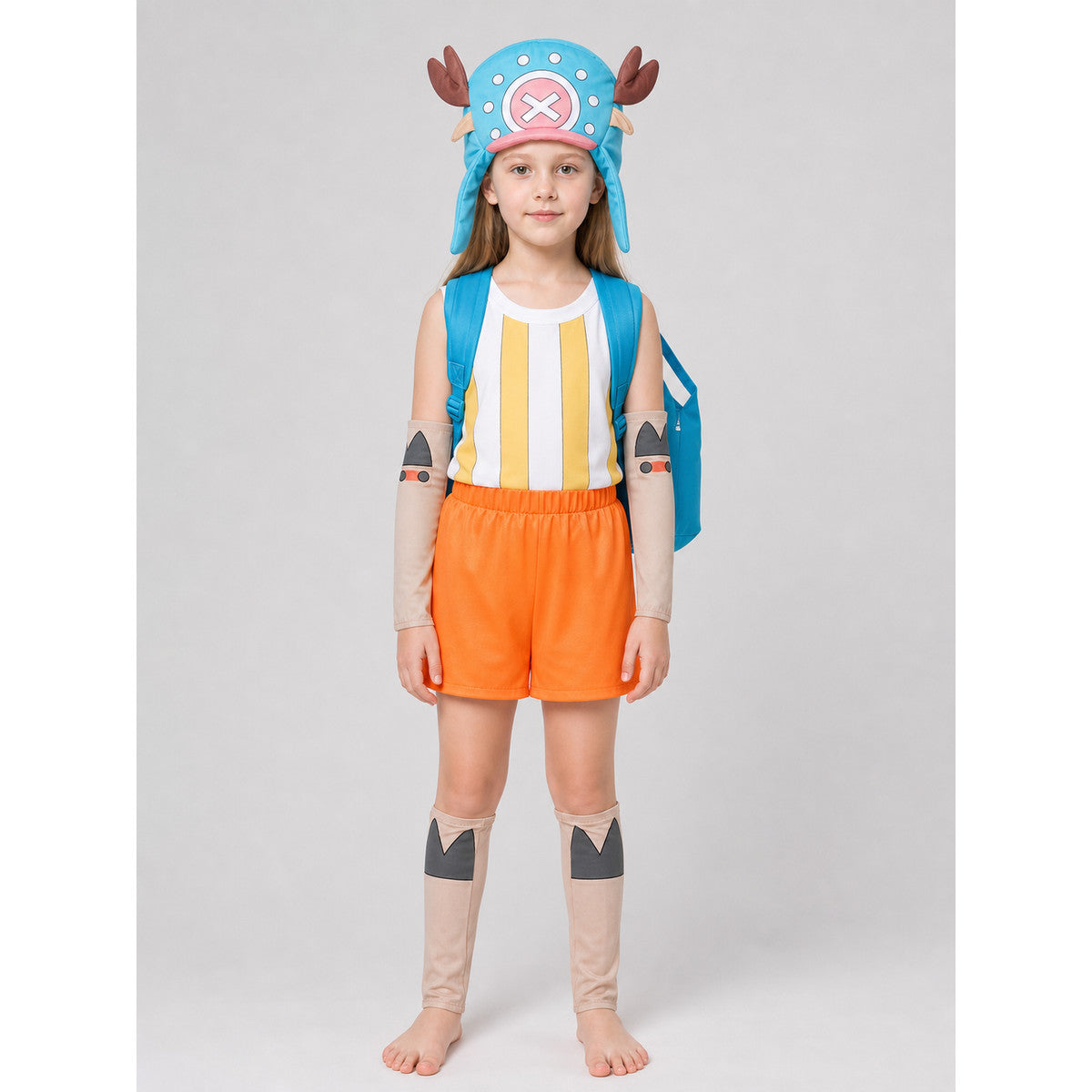Chopper Cosplay Costume, 6-Piece Set on-model view