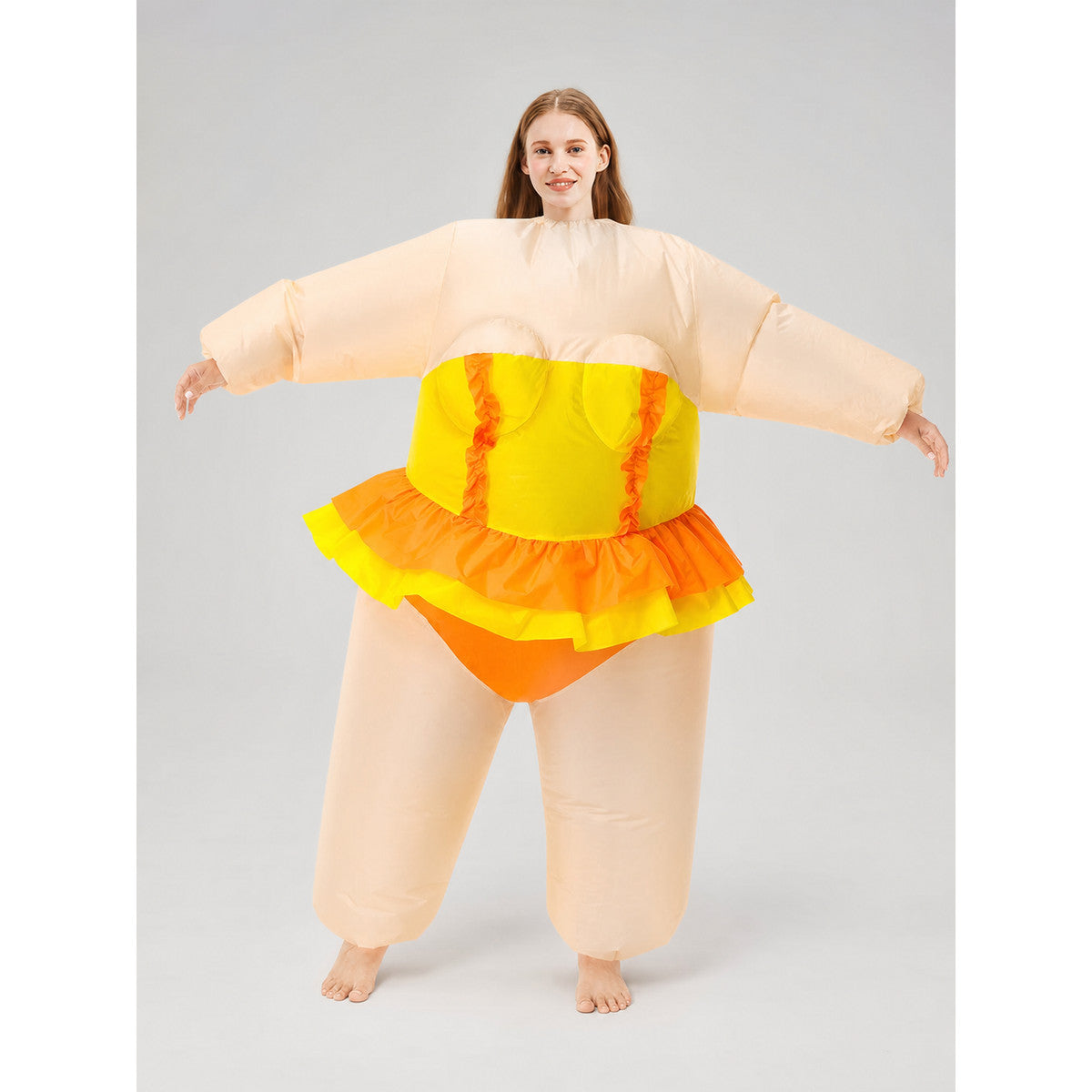 Yellow-Orange Inflatable Party Costume