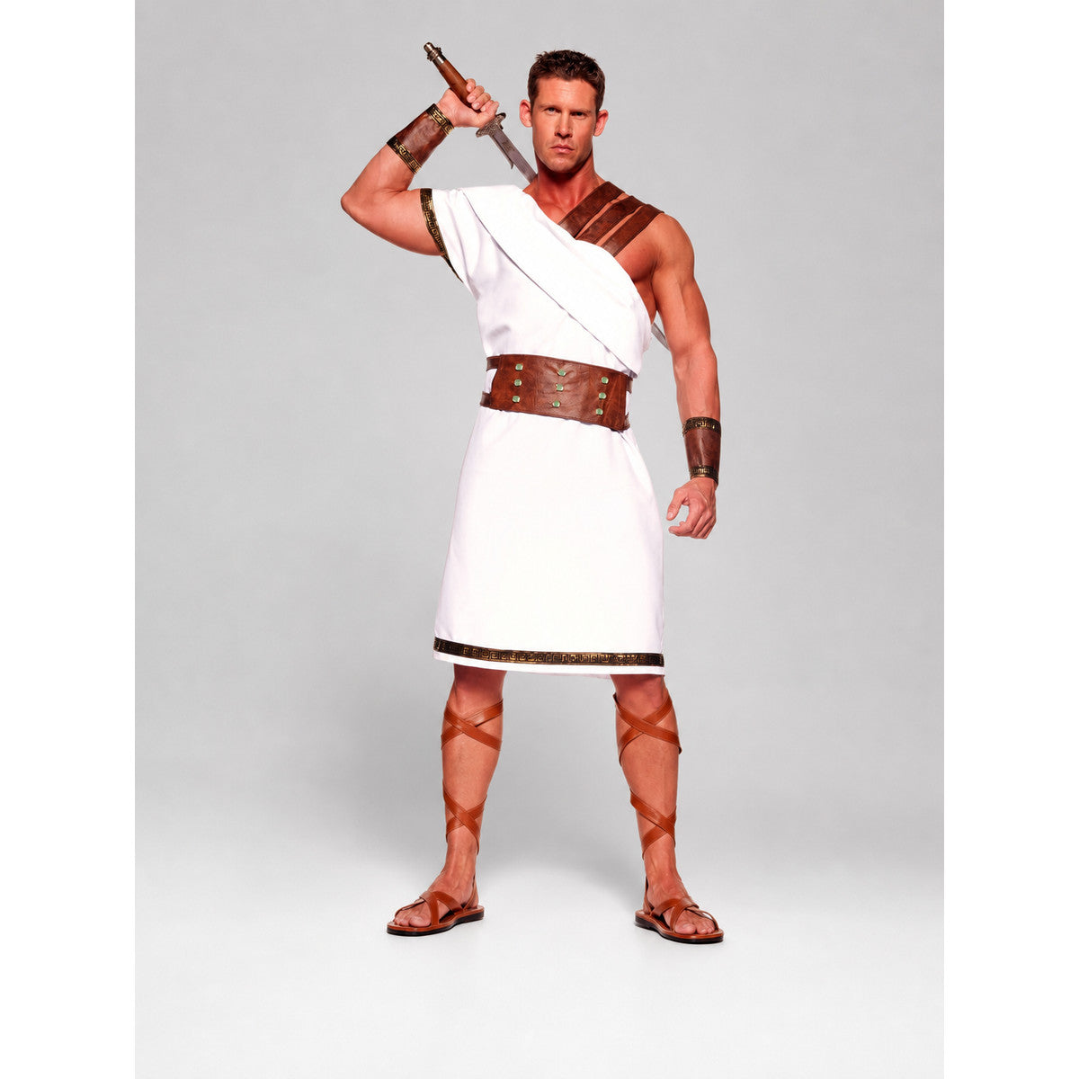Ancient Greek-Style Historical Costume with Belt