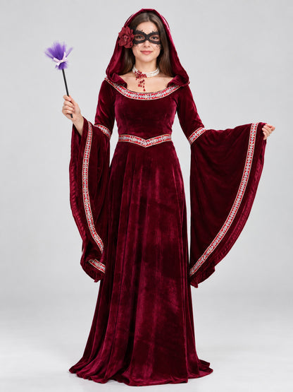 Red Hooded Witch Costume