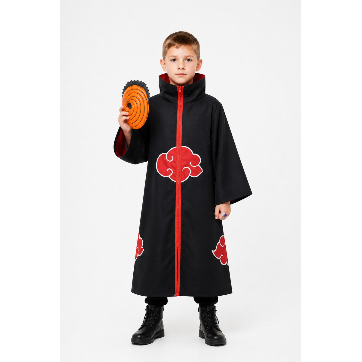 Akatsuki Costume with Cloak and Mask for Cosplay main product view
