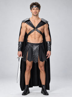 Spartan Warrior Carnival Costume with Cape