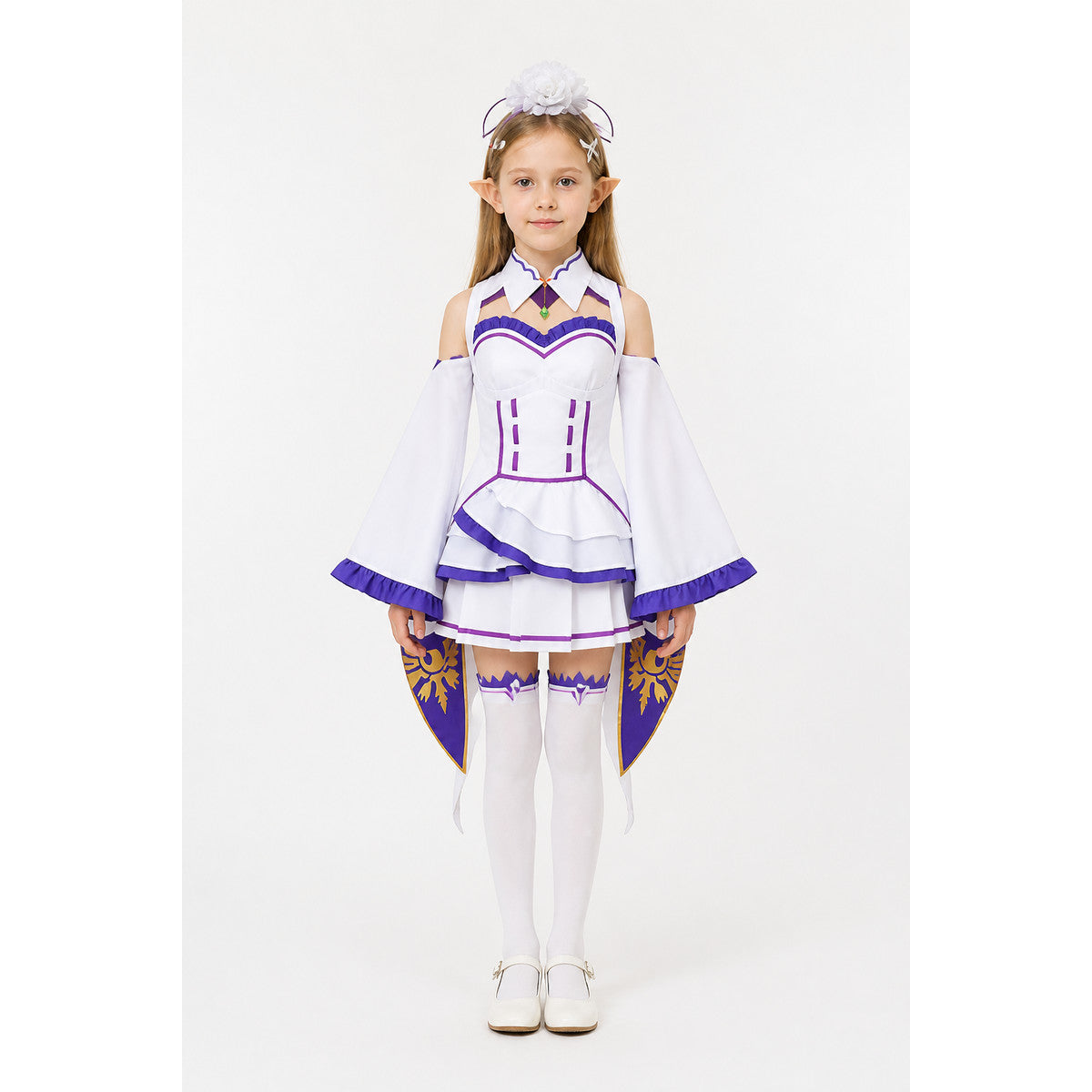 Halloween Costume with Wide Sleeves and Layered Skirt main product view