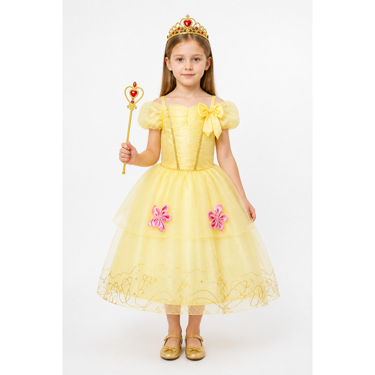 Princess Dress with Crown and Magic Wand main product view
