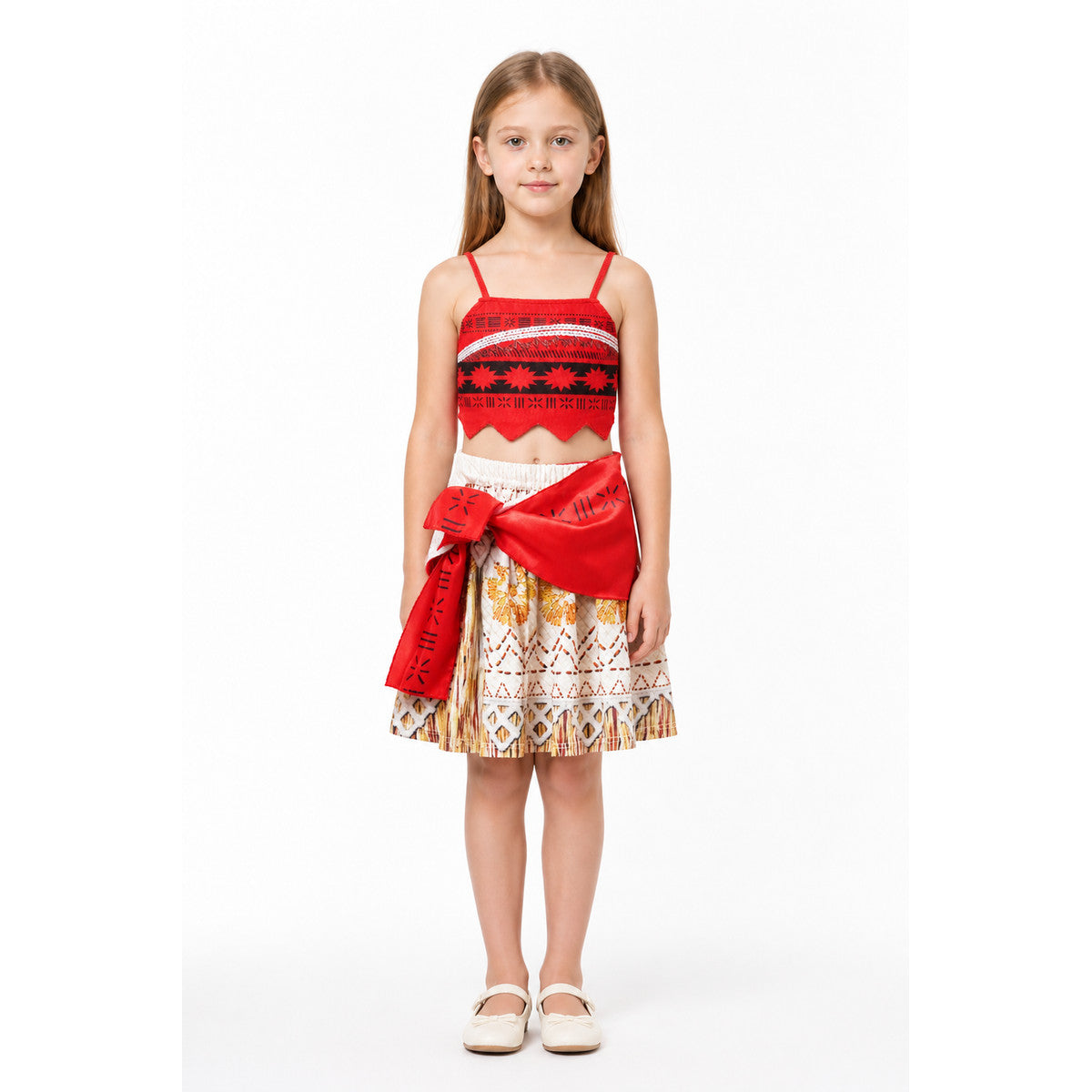 Children’s Carnival Costume with Geometric Pattern main product view