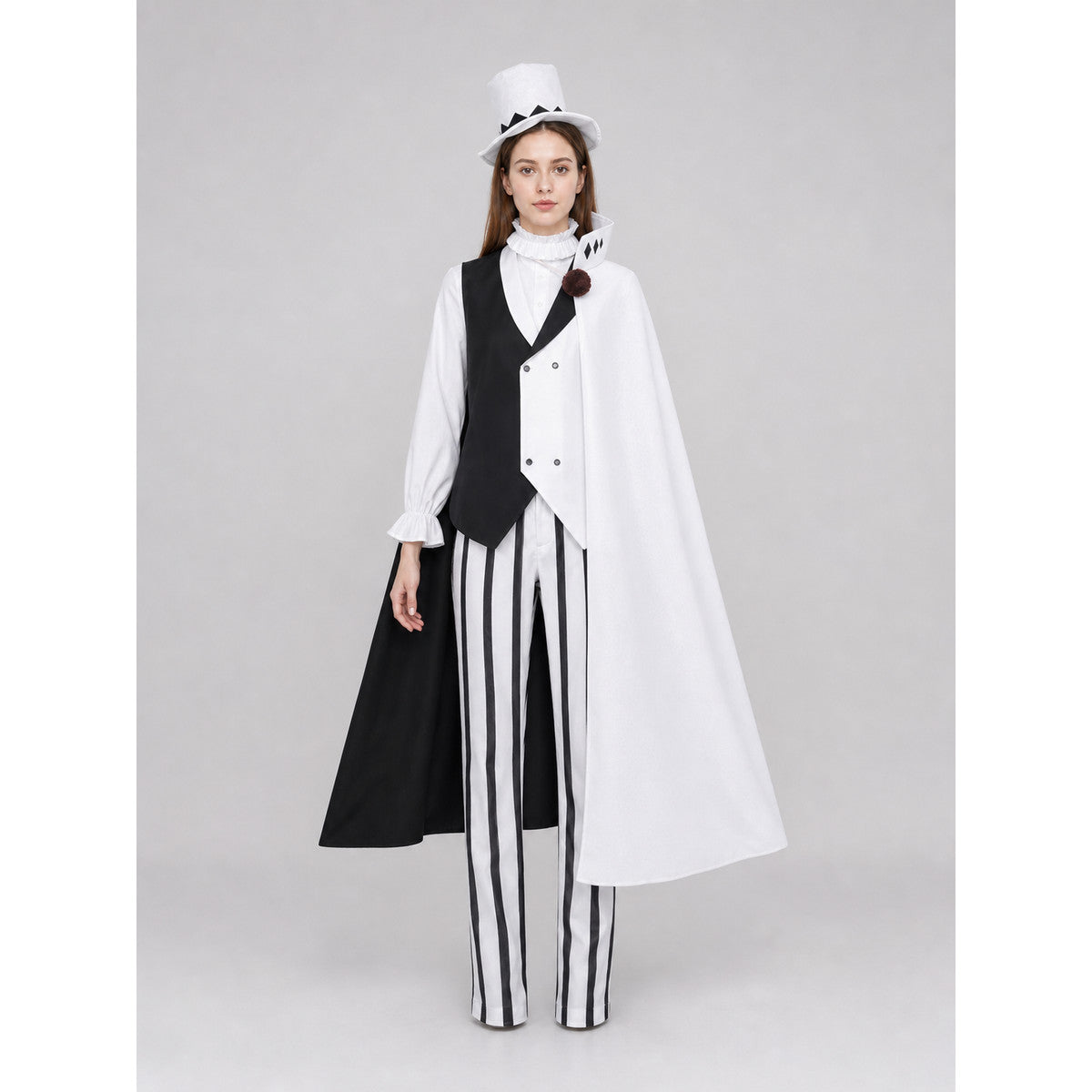 Nikolai Gogol Cosplay Costume: Cape, Vest, and Top Hat