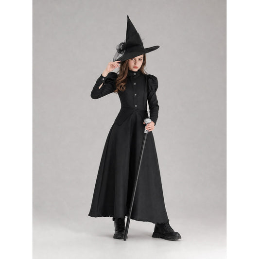 Cosplay Costume: Black Dress and Pointed Hat