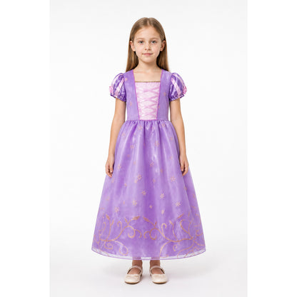 Rapunzel Princess Costume with Golden Stars main product view