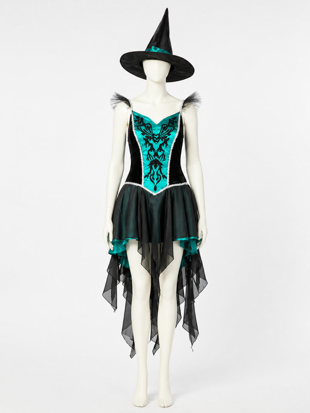 Halloween Witch Costume with Corset