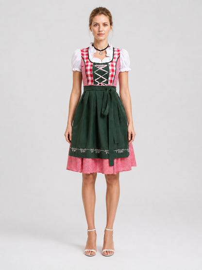 Ethnic-Style Oktoberfest Dress on-model view