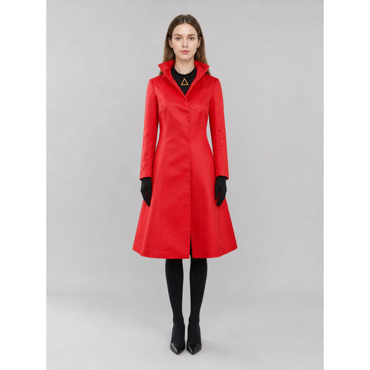 Red Long Hooded Coat for Cosplay