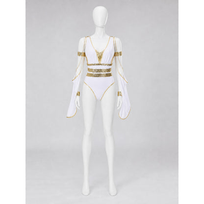 Egyptian Costume with Gold Decor and Draping