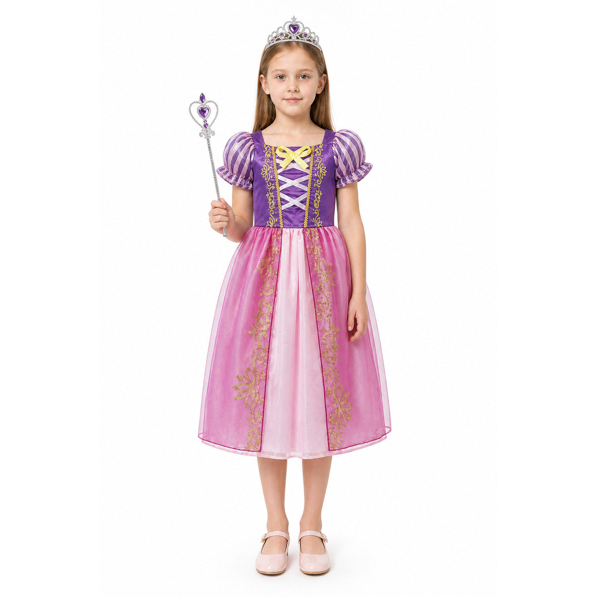 Halloween Costume with a Puffy Skirt and Crown main product view