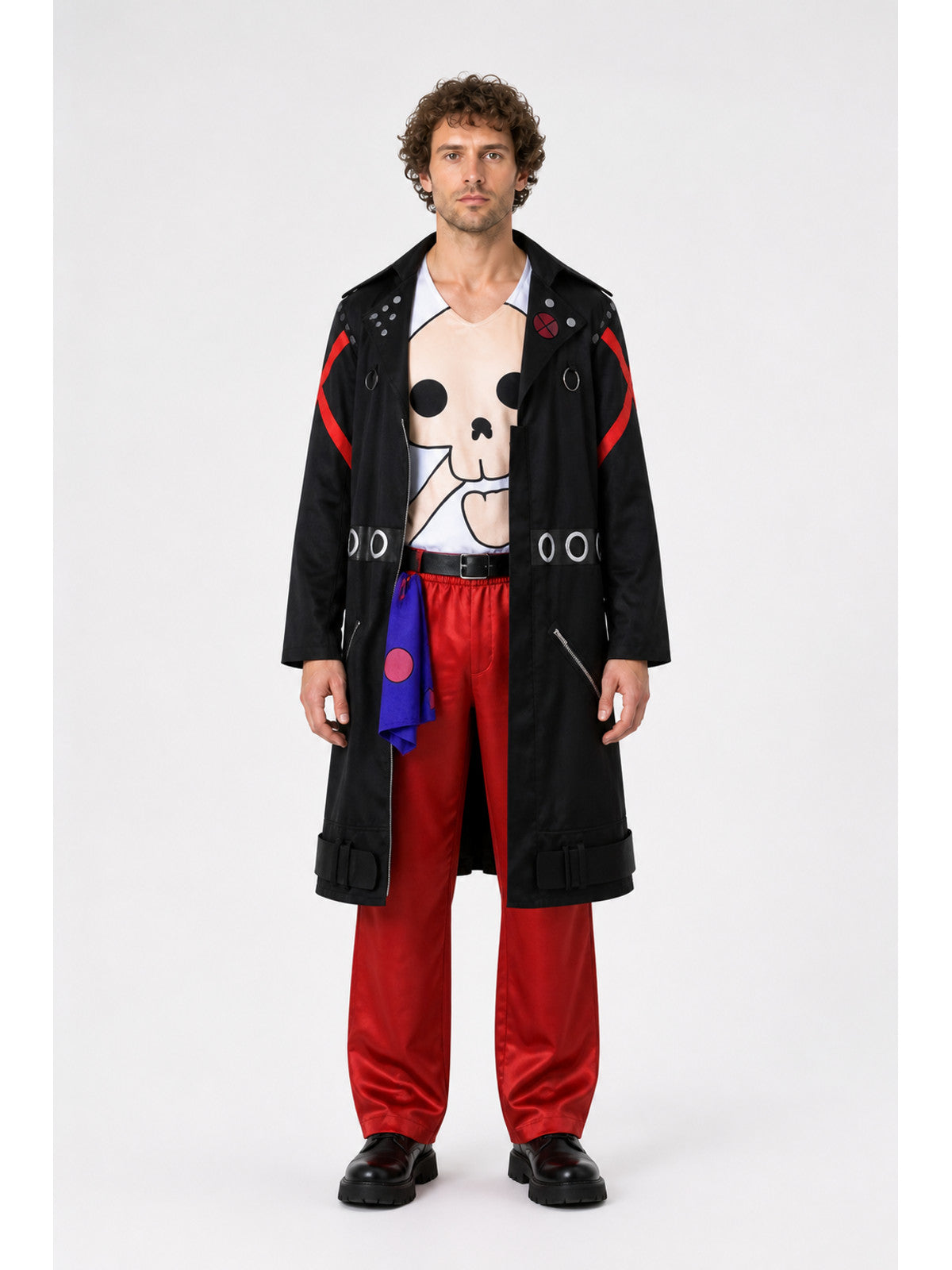 Anime-Print Carnival Costume, Jacket, Top, Pants main product view