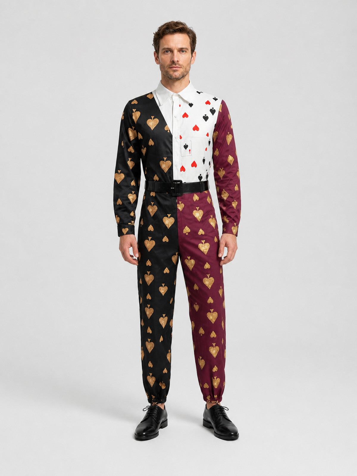Halloween Playing Card Costume Jumpsuit