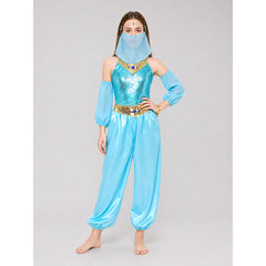 Princess Jasmine Arabic-Style Costume with Veil