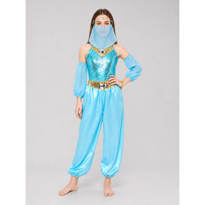 Arabic-Style Princess Costume with Veil