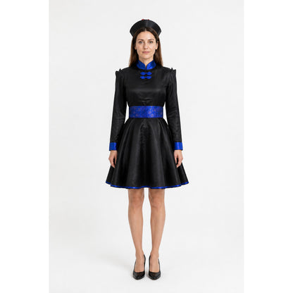 Fitted Zombie Dress with Long Sleeves for Halloween main product view