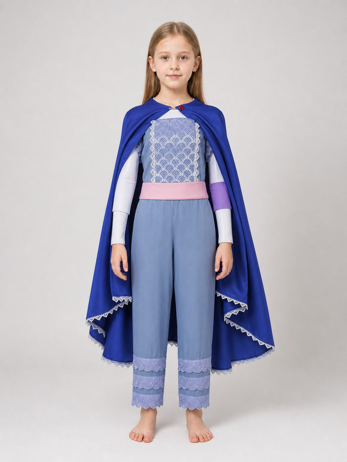 Bo Peep Costume with Cape and Accessories on-model view