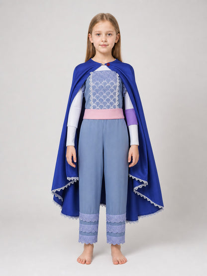 Bo Peep Costume with Cape and Accessories on-model view