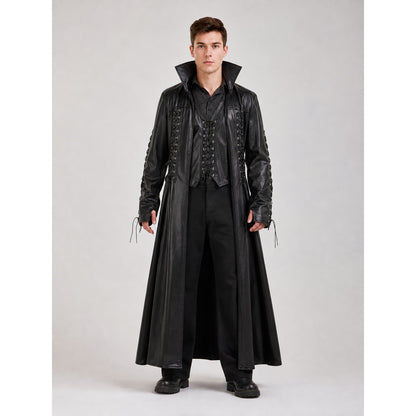 Gothic Long Cape for Costume and Cosplay on-model view